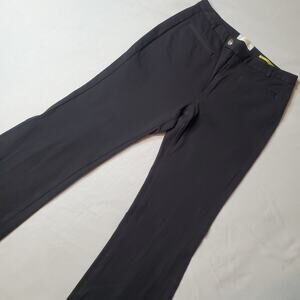 Maeve Anthropologie Women's Size 0 Flare Pants Cotton Blend Black